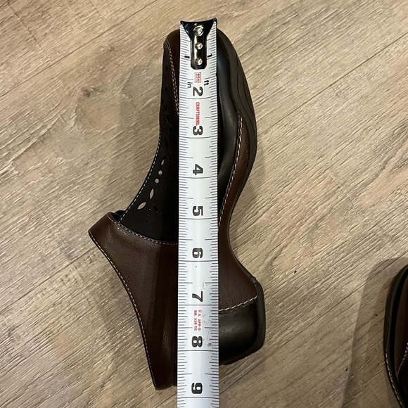 Rialto Comfort Shoes Brown Platform Mules size 8.5 - 9 - Picture 11 of 16